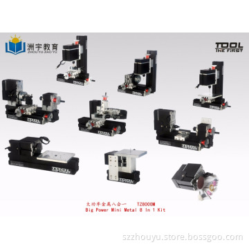 Factory Sales Big Power Mini Metal 8 In 1 tool Kit for hobby amateur
